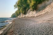 Thumbnail image of Beach by Chalk Cliffs near Königsstuhl, Jasmund National Park, Ruegen, Mecklenburg Vorpommern
