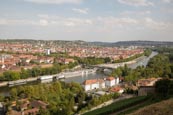 View From Festung Marienberg Fortressover Town, Würzburg, Bavaria, Germany