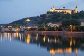 Festung Marienberg Fortress With Main River, Würzburg, Bavaria, Germany