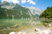 Thumbnail image of Lake Königssee by Salet landing stage, Upper Bavaria, Bavaria, Germany, Europe