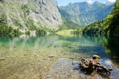 Thumbnail image of Lake Obersee, Upper Bavaria, Bavaria, Germany, Europe