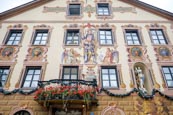 Gasthof Zum Rassen On Ludwigstrasse In Partenkirchen Centre, Garmisch-Partenkirchen, Bavaria, German