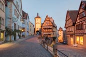 Plönlein, Rothenburg Ob Der Tauber, Franconia, Bavaria, Germany
