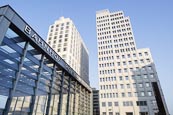 Potsdamer Platz, Beisheim Center With The Ritz Carlton Hotel And Entrance To The Station, Berlin, Ge
