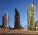Potsdamer Platz, With Potsdamer Platz 11 By Renzo Piano, Kollhoff Tower And The  DB Bahn Tower, Berl