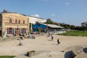 Görlitzer Park in Kreuzberg With Das Edelweiss Cafe, Berlin, Germany