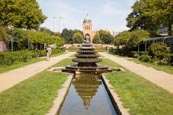 Thumbnail image of Engelbecken with Indian Fountain und Michaelkirche, Luisenstadt Canal, Kreuzberg, Berlin, Germany