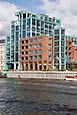 River Spree / Alt Moabit With Hotel Abion / Old Bolle Dairy, Berlin, Germany