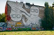 Thumbnail image of Street Art by Blu in Cuvrystrasse, Berlin, Germany