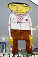Thumbnail image of Yellow Man - street art by Otavio and Gustavo Pandolfo (known as Os Gemeos), Kreuzberg, Berlin
