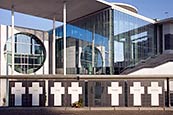 Marie Elisabeth Lüders Haus With White Crosses, Berlin, Germany