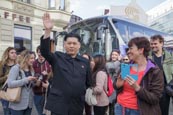 Kim Jong Un Impersonator At Checkpoint Charlie, Berlin