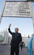 Kim Jong Un Impersonator At Checkpoint Charlie, Berlin