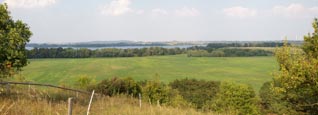 View From The Kleiner Rummelsberg Over The Parsteiner See, Barnim / Uckermark, Brandenburg, Germany