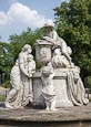 Caroline Matilda Monument in The French Garden, Celle, Lower Saxony, Germany