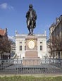 Goethe Statue By The Old Stock Exchange, Leipzig, Saxony, Germany