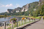 Thumbnail image of view of the Bastei from Kurort Rathen, Saxony, Germany