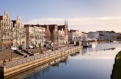 Thumbnail image of view along An der Obertrave, Luebeck, Schleswig-Holstein, Germany