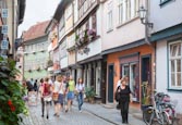 Merchants Bridge, Erfurt, Thuringia, Germany