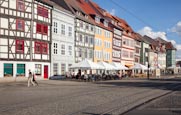 Domplatz, Erfurt, Thuringia, Germany