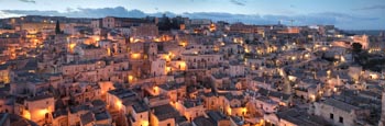 Thumbnail image of View over Sasso Barisano from Piazza Duomo, Matera, Basilicata, Italy