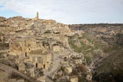 Thumbnail image of view over the town and Torrente Gravina, Matera, Basilicata, Italy