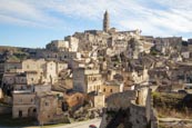 Thumbnail image of view over town from Convent of Saint Agostino, Matera, Basilicata, Italy