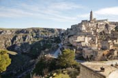 Thumbnail image of view over town from Convent of Saint Agostino, Matera, Basilicata, Italy