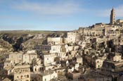 Thumbnail image of view over town from Convent of Saint Agostino, Matera, Basilicata, Italy