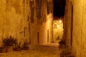 Thumbnail image of via San Potito street in the old town, Matera, Basilicata, Italy