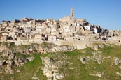 Thumbnail image of view to Matera from Murgia National Park, Matera, Basilicata, Italy