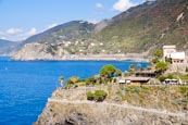 Thumbnail image of view of the Cinque Terre coastline from Manarola, Cinque Terre, Liguria, Italy