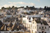 Thumbnail image of View over the trulli in the Rione Monti district of 
Alberobello, Puglia, Italy