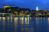 Thumbnail image of    River Danube and view over Bratislava