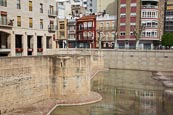 Thumbnail image of Old city walls at the old market, Alzira, Valencia, Spain