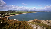 Thumbnail image of view from Tir-y-Cwmwd towards Llanbedrog  and Pwllheli, Lleyn Peninsula, Wales
